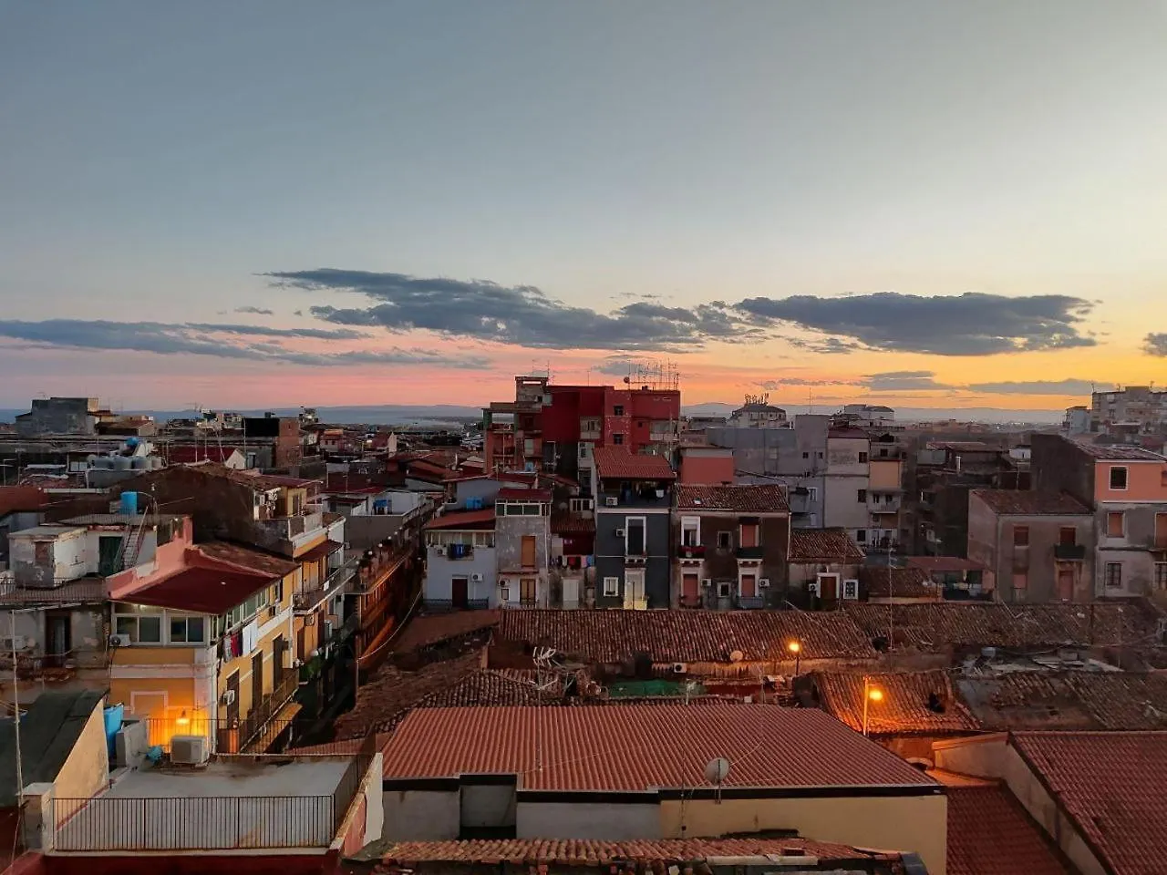 Soffitti Colorati Apartman Catania-Fontanarossai nemzetközi repülőtér Olaszország